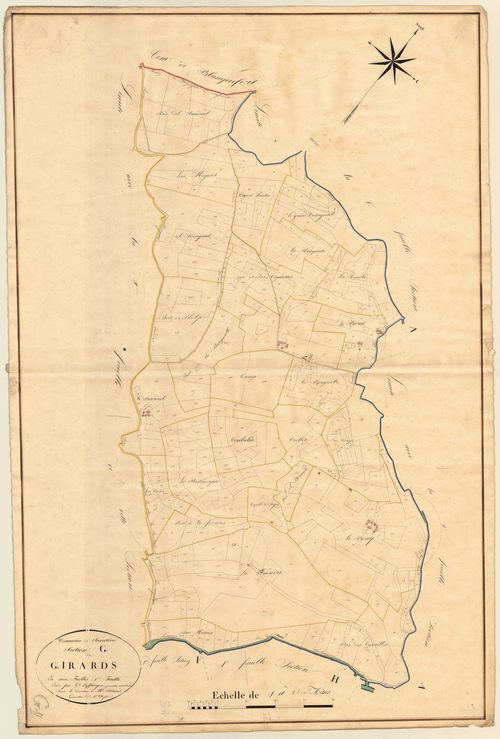 Plan napoléonien, atlas-G1 Girards, Sauveterre-la-Lémance