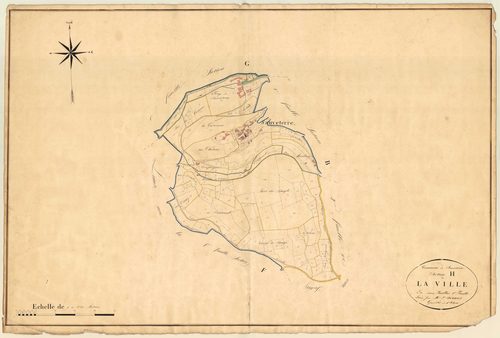 Plan napoléonien, atlas-H1 La Ville, Sauveterre-la-Lémance