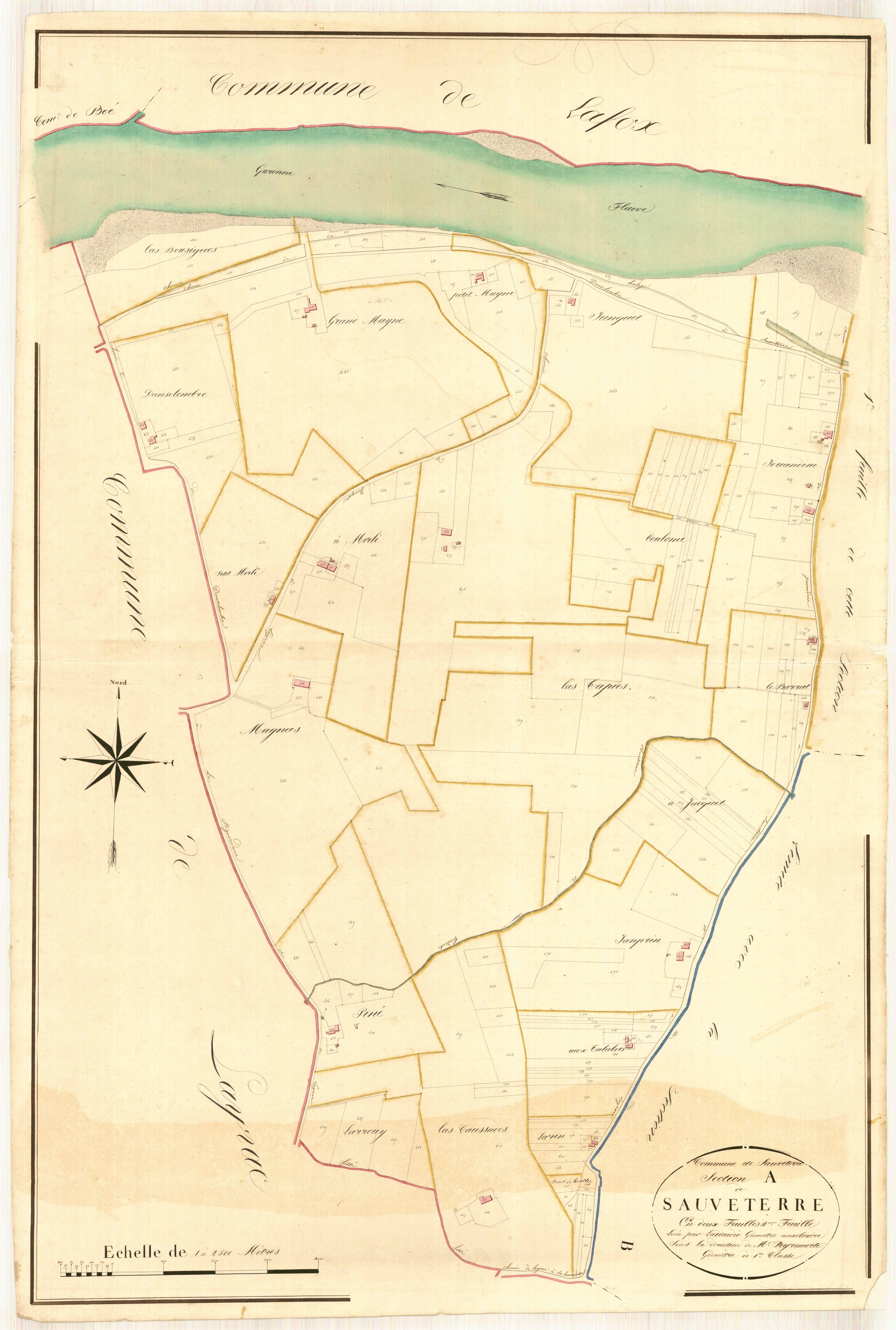 Plan napoléonien, atlas-A2 Sauveterre, Sauveterre-Saint-Denis