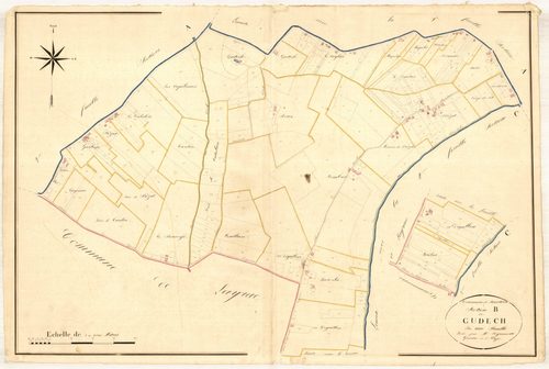 Plan napoléonien, atlas-B Gudech, Sauveterre-Saint-Denis