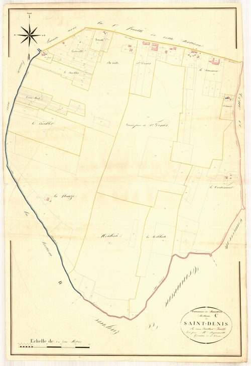 Plan napoléonien, atlas-C2 Saint-Denis, Sauveterre-Saint-Denis