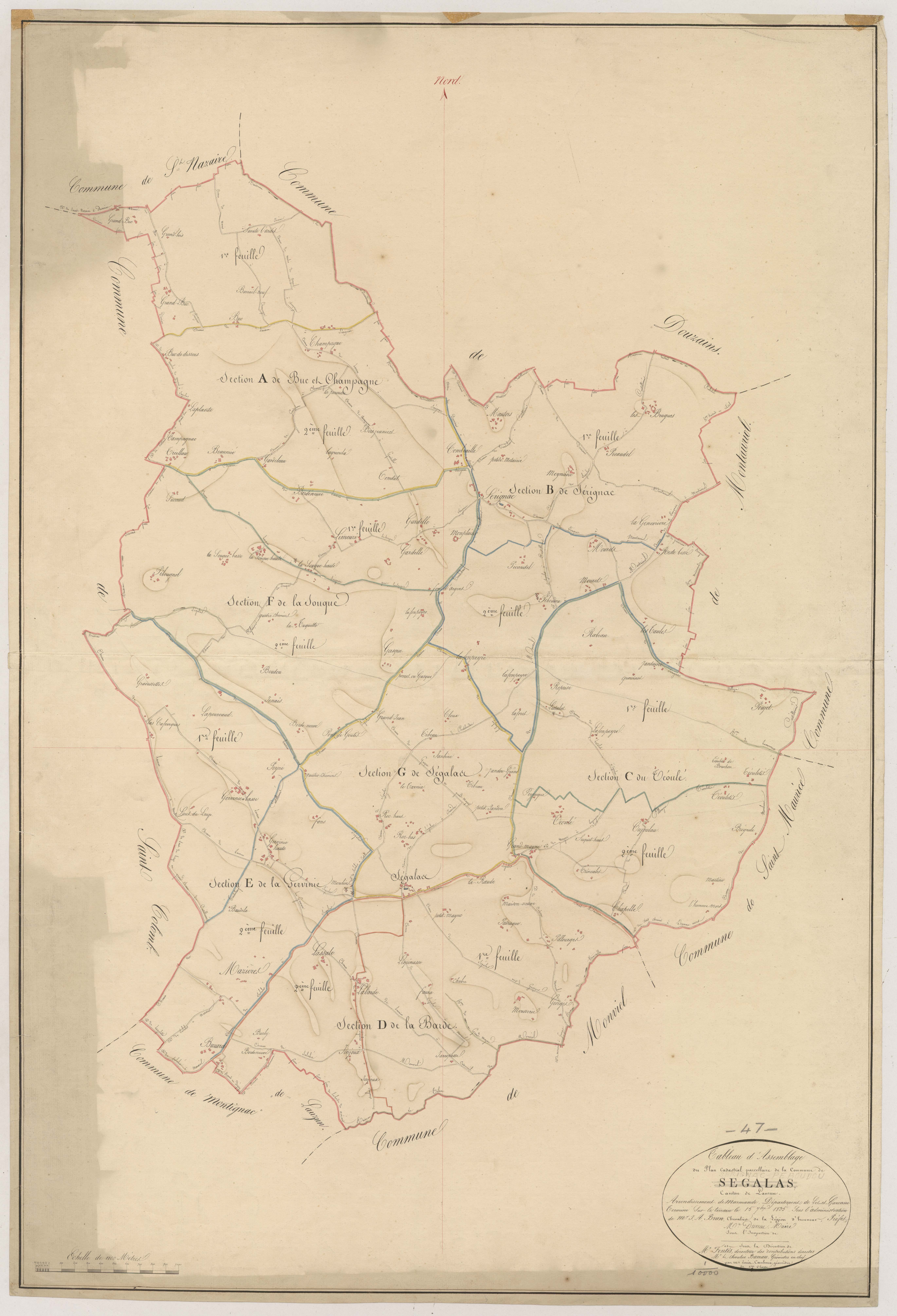 Plan napoléonien, atlas-TA, Ségalas