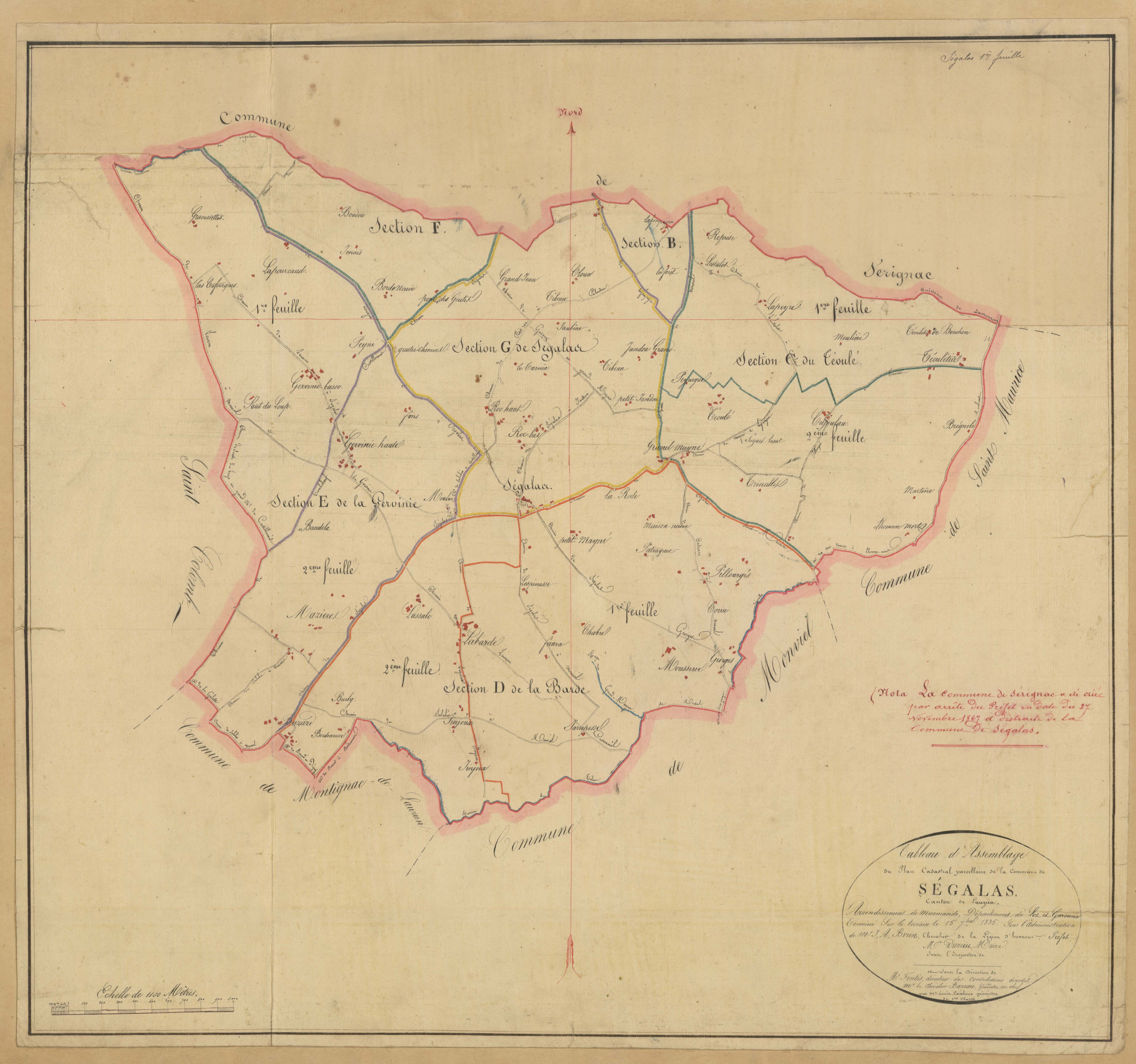 Plan napoléonien-TA, Ségalas