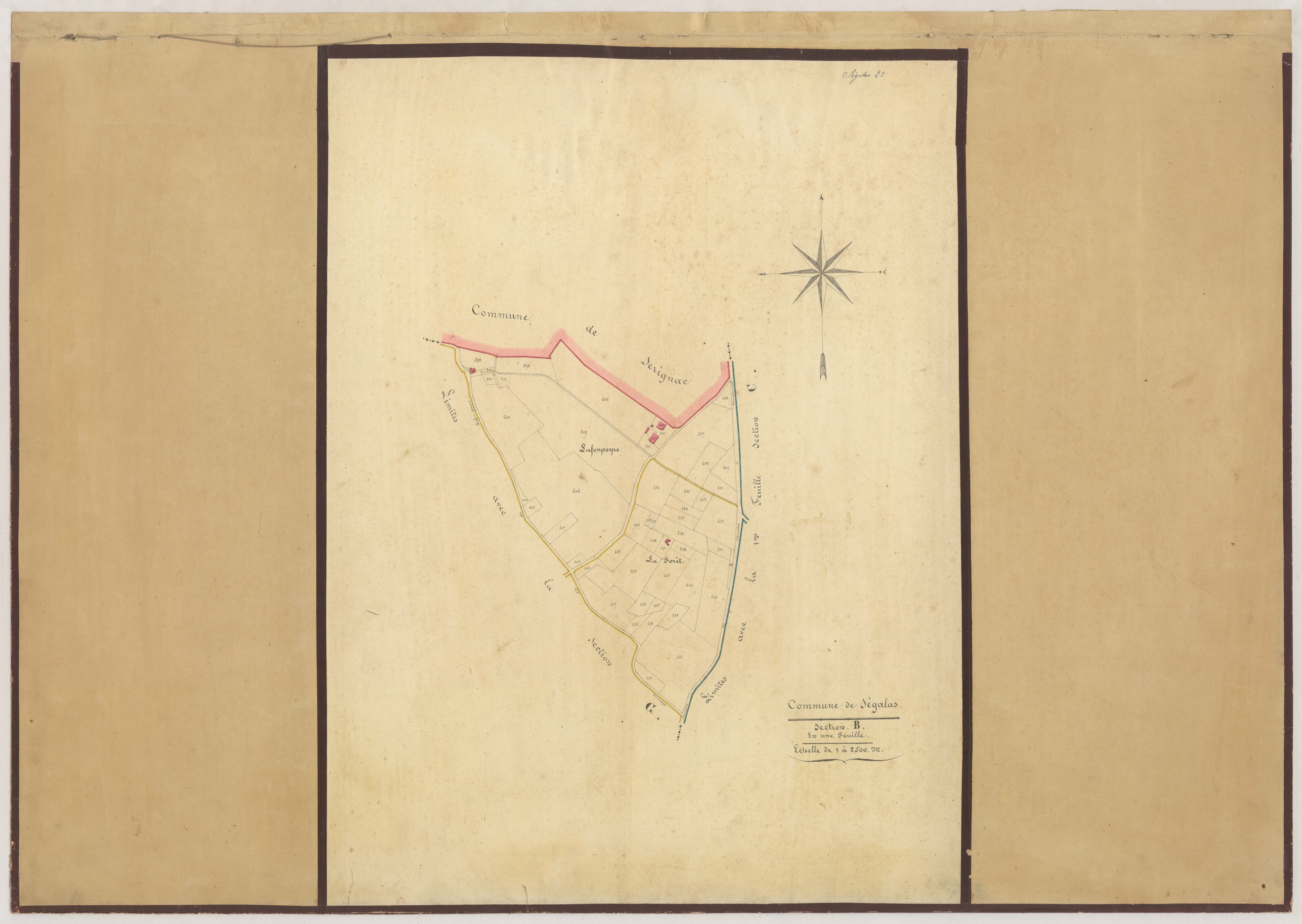 Plan napoléonien-B Sérignac, Ségalas