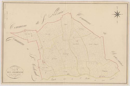 Plan napoléonien, atlas-A1 Buc et Champagne, Ségalas