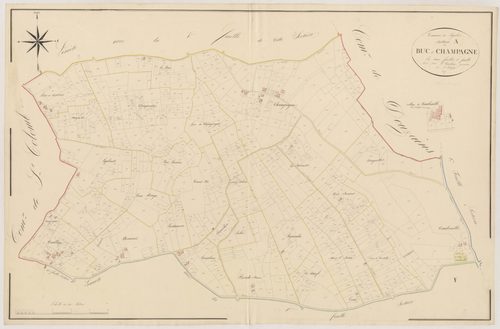 Plan napoléonien, atlas-A2 Buc et Champagne, Ségalas