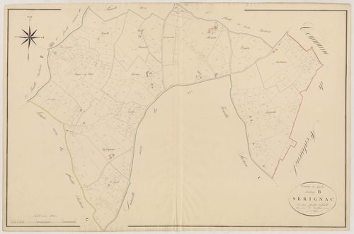 Plan napoléonien, atlas-B2 Sérignac, Ségalas