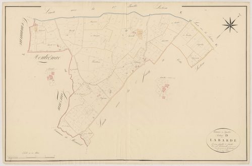 Plan napoléonien, atlas-D2 Labarde, Ségalas