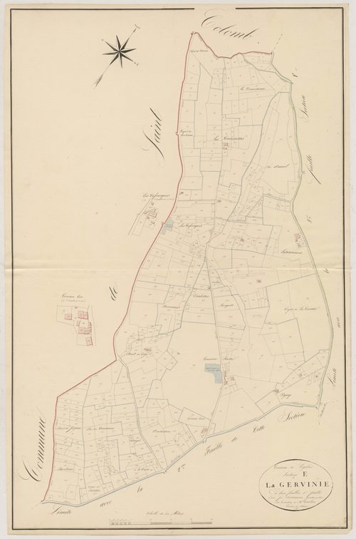 Plan napoléonien, atlas-E1 La Gervinie, Ségalas