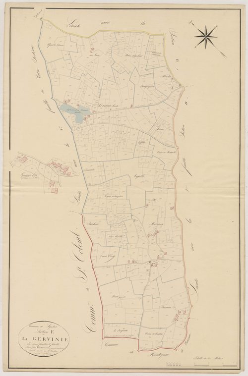 Plan napoléonien, atlas-E2 La Gervinie, Ségalas