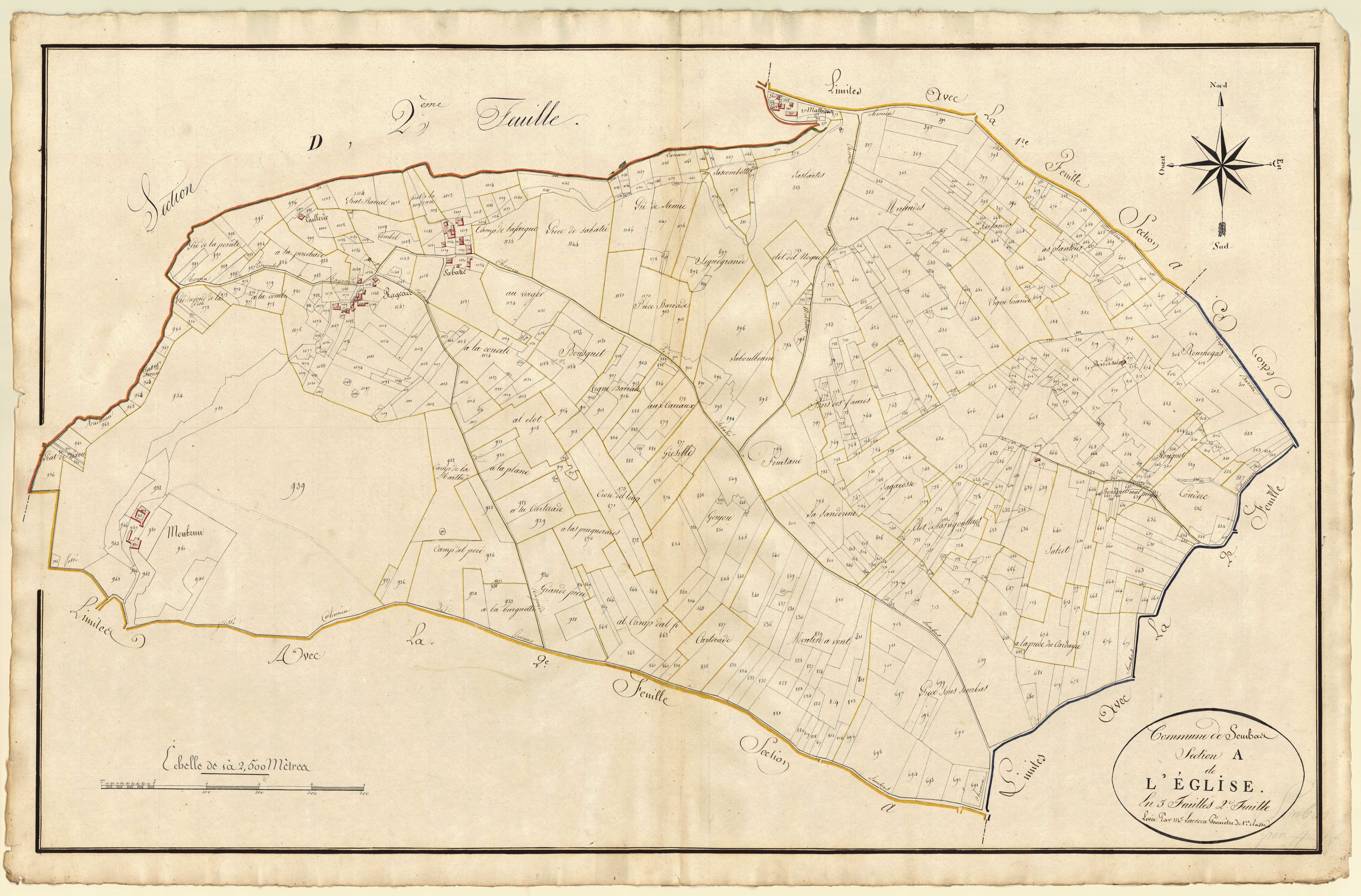 Plan primitif, atlas-A2 L’Eglise, Sembas