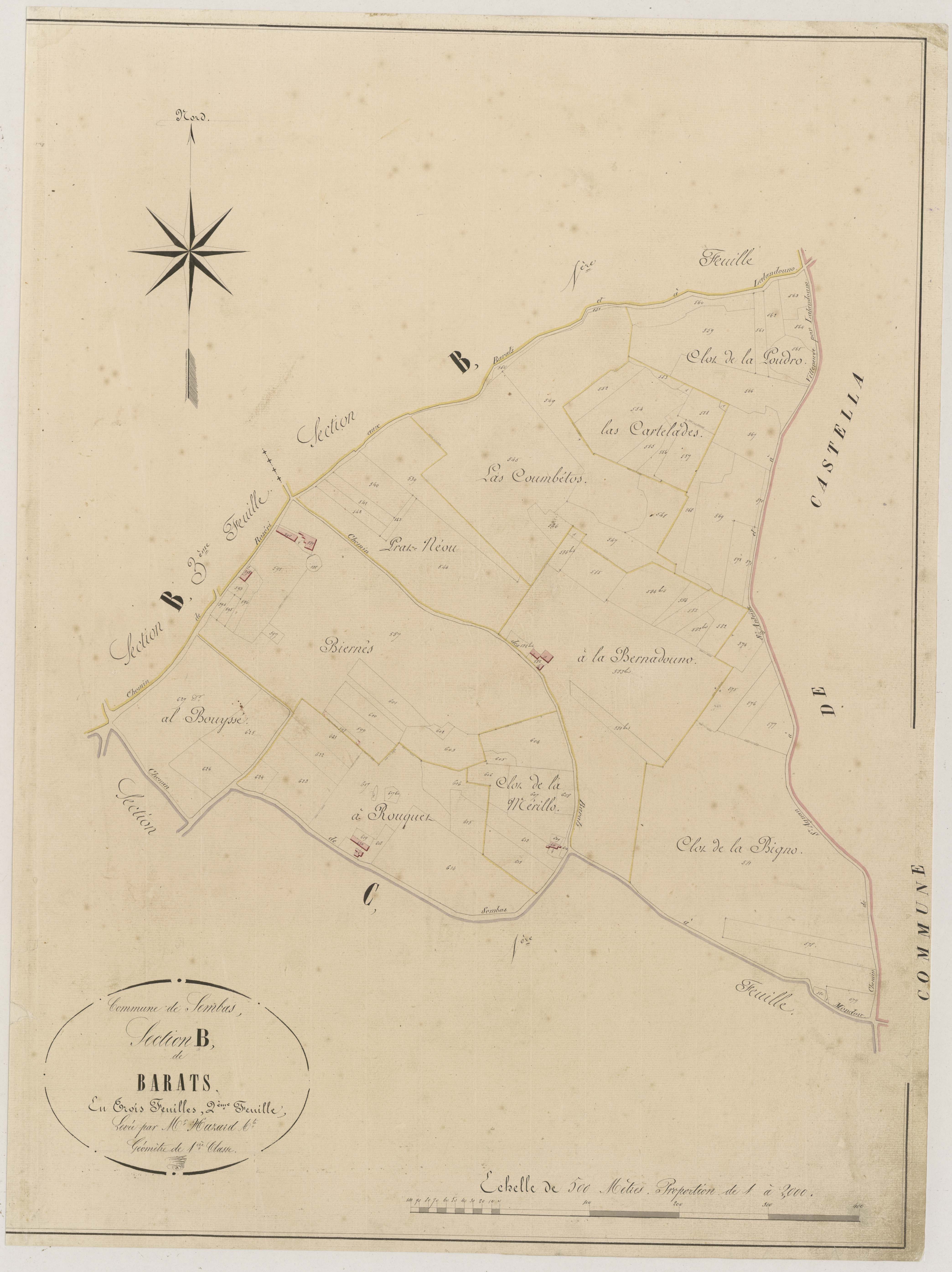 Plan napoléonien-B2 Barats, Sembas