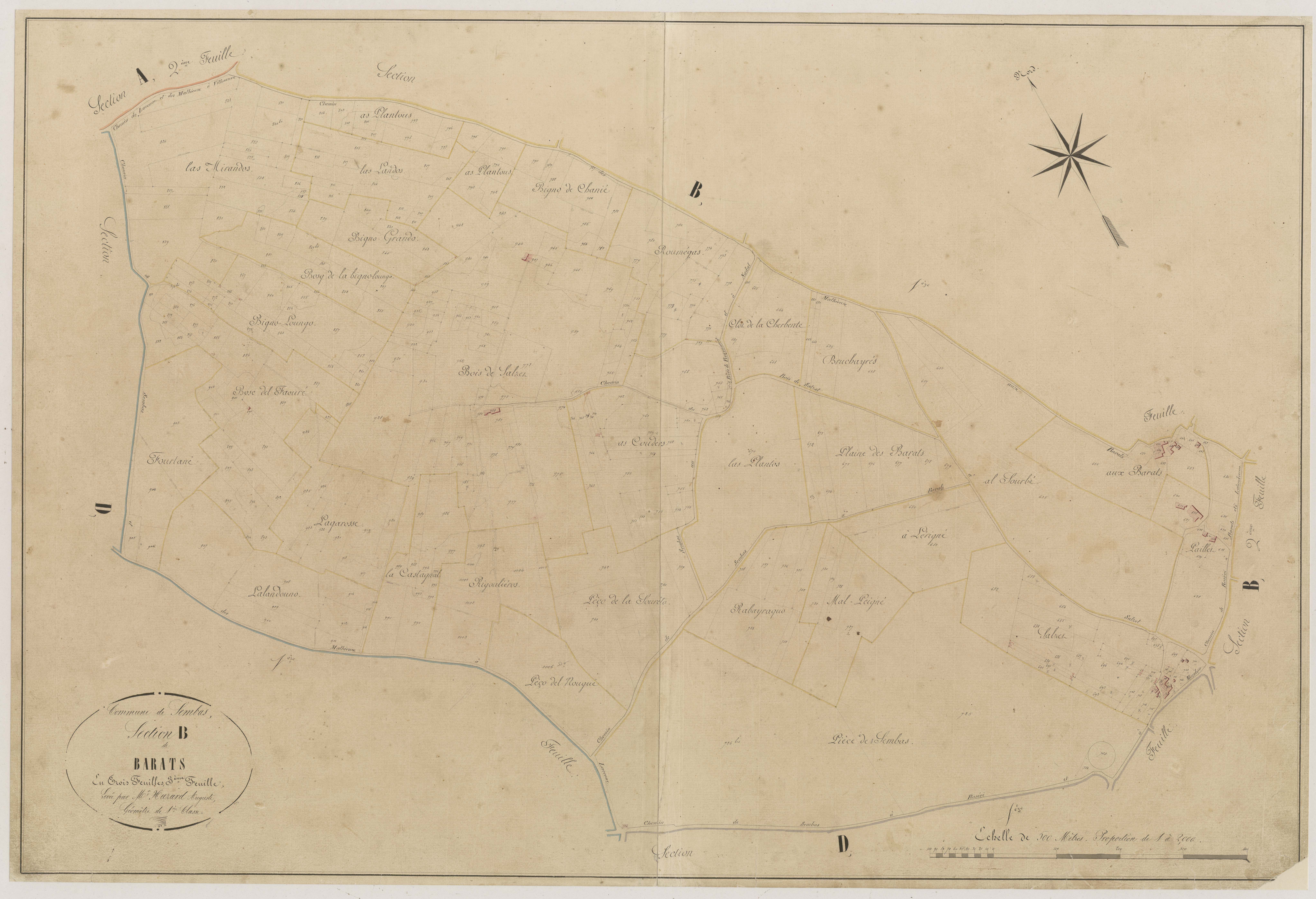 Plan napoléonien-B3 Barats, Sembas