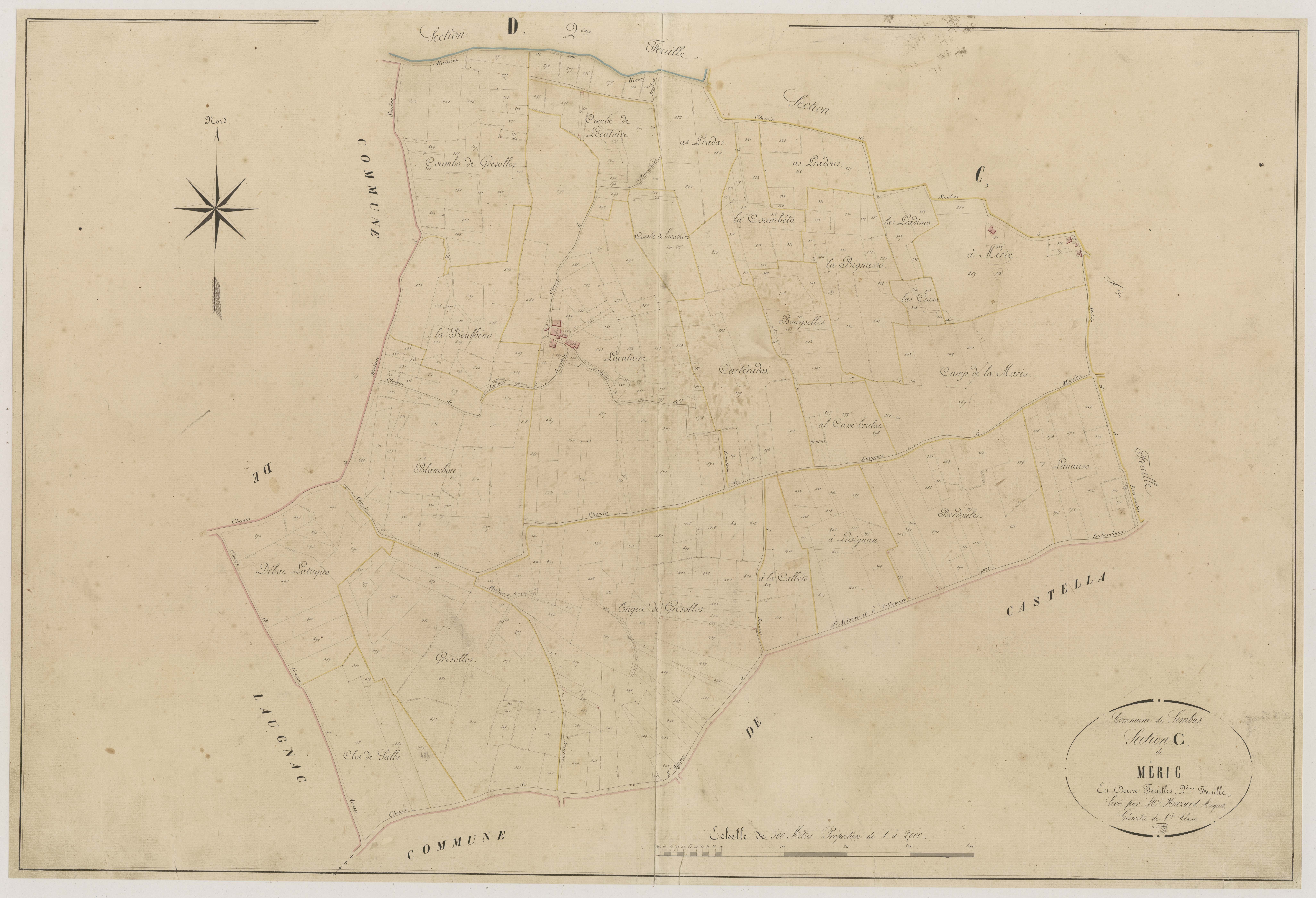 Plan napoléonien-C2 Mèric, Sembas
