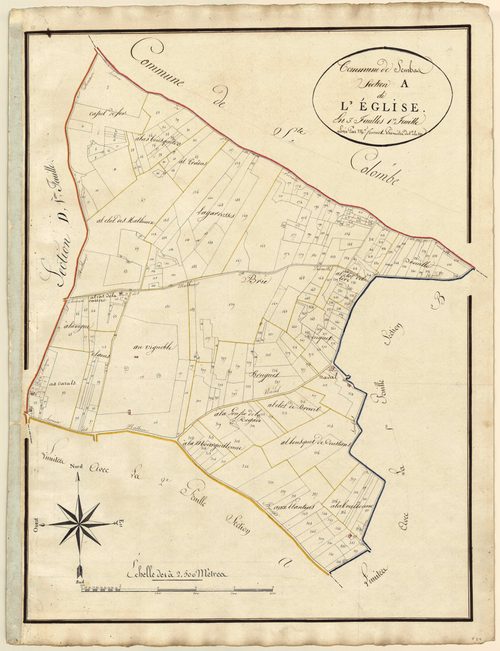 Plan primitif, atlas-A1 L’Eglise, Sembas