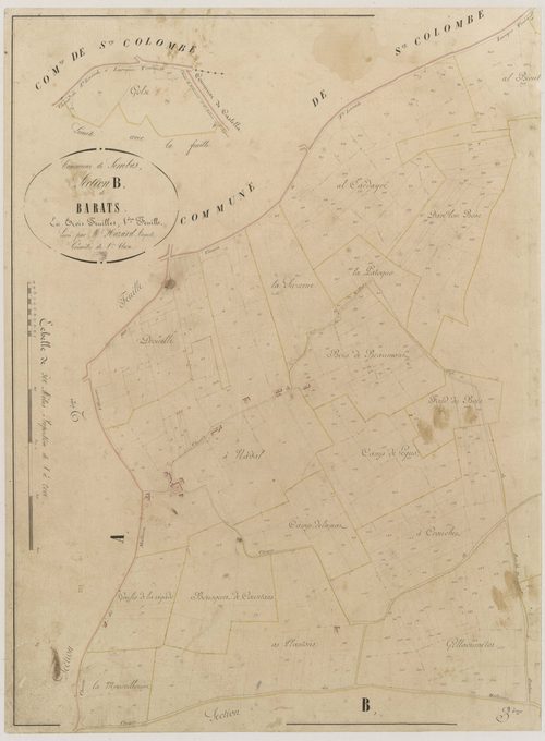 Plan napoléonien-B1 Barats, Sembas