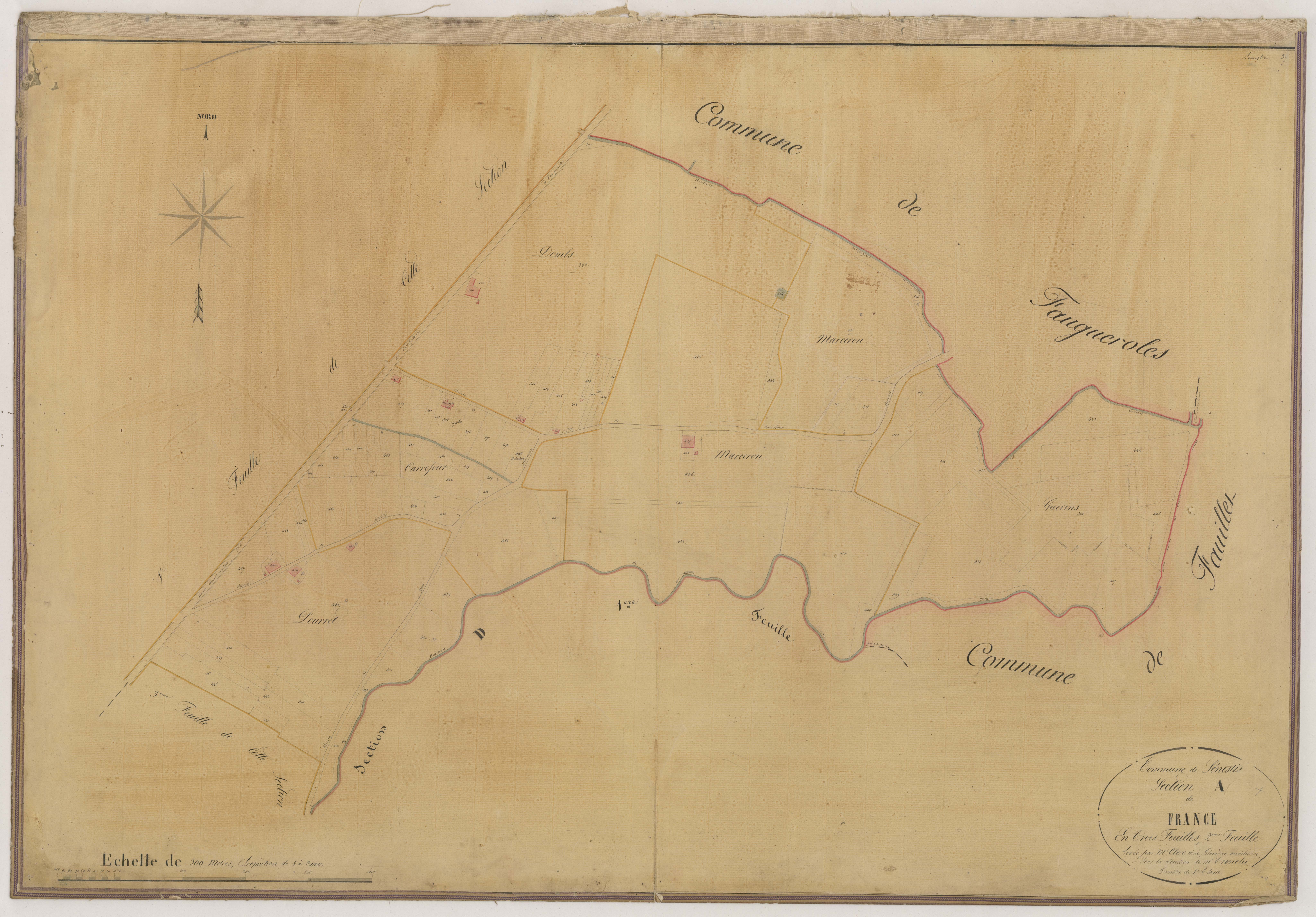 Plan napoléonien-A2 France, Sénestis