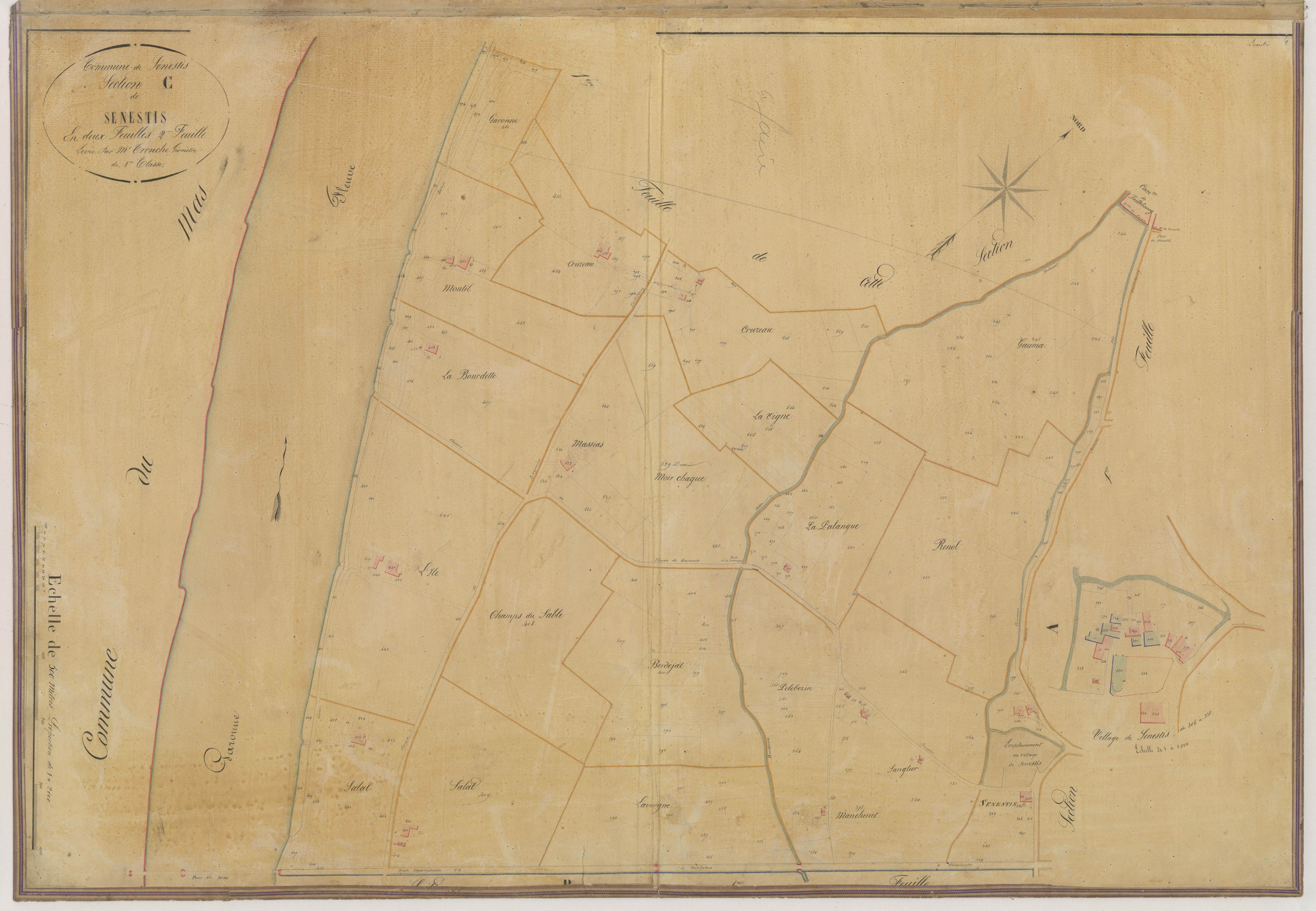 Plan napoléonien-C2 Sénestis, Sénestis