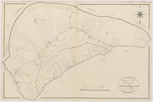 Plan primitif, atlas-A France et Le Carrefour, Sénestis
