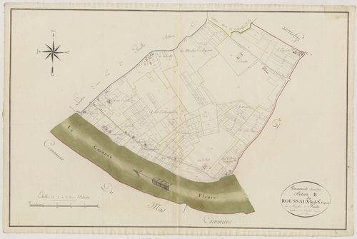 Plan primitif, atlas-B2 Roussauxet de Saint-Caprais, Sénestis