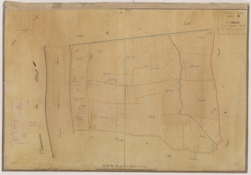 Plan napoléonien-B1 Saint-Caprais, Sénestis