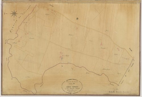 Plan napoléonien-D1 Saint-Caprais (sic), Sénestis
