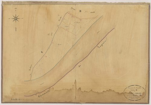 Plan napoléonien-D3 Saint-Caprais (sic), Sénestis