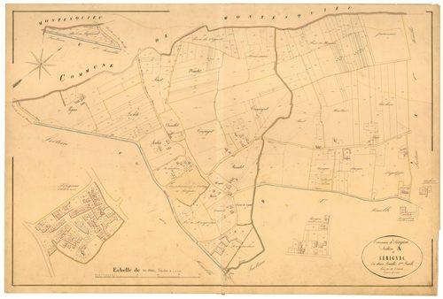 Plan napoléonien, atlas-A2 Sérignac, Sérignac-sur-Garonne