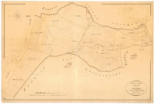Plan napoléonien, atlas-C2 Latuque, Sérignac-sur-Garonne