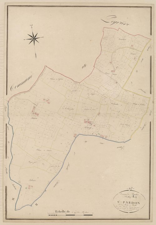 Plan napoléonien, atlas-A2 Saint-Pardoux, Seyches