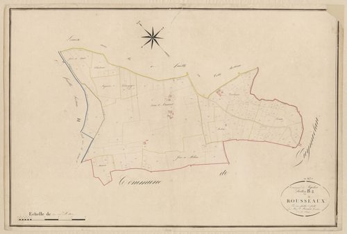 Plan napoléonien, atlas-B2 Rousseaux, Seyches