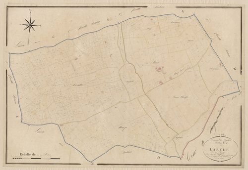 Plan napoléonien, atlas-C Larche, Seyches