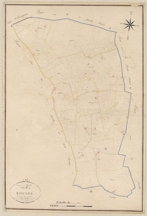 Plan napoléonien, atlas-E1 Bouges, Seyches