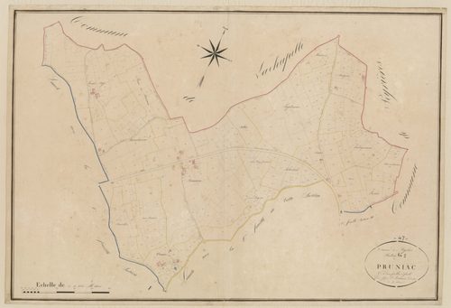 Plan napoléonien, atlas-G1 Pruniac, Seyches