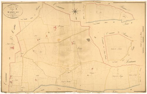 Plan napoléonien, atlas-A Moreau, Levèze (voir Sos)