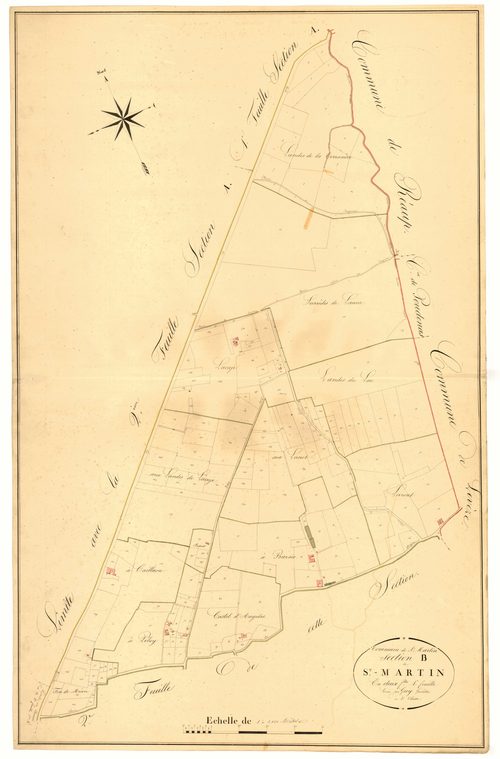 Plan napoléonien, atlas-B1 Saint-Martin, Saint-Martin (voir Sos)