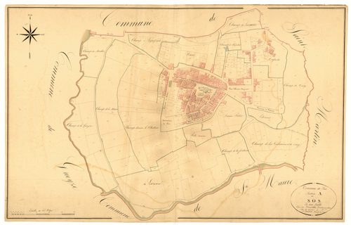 Plan napoléonien, atlas-A Sos, Sos