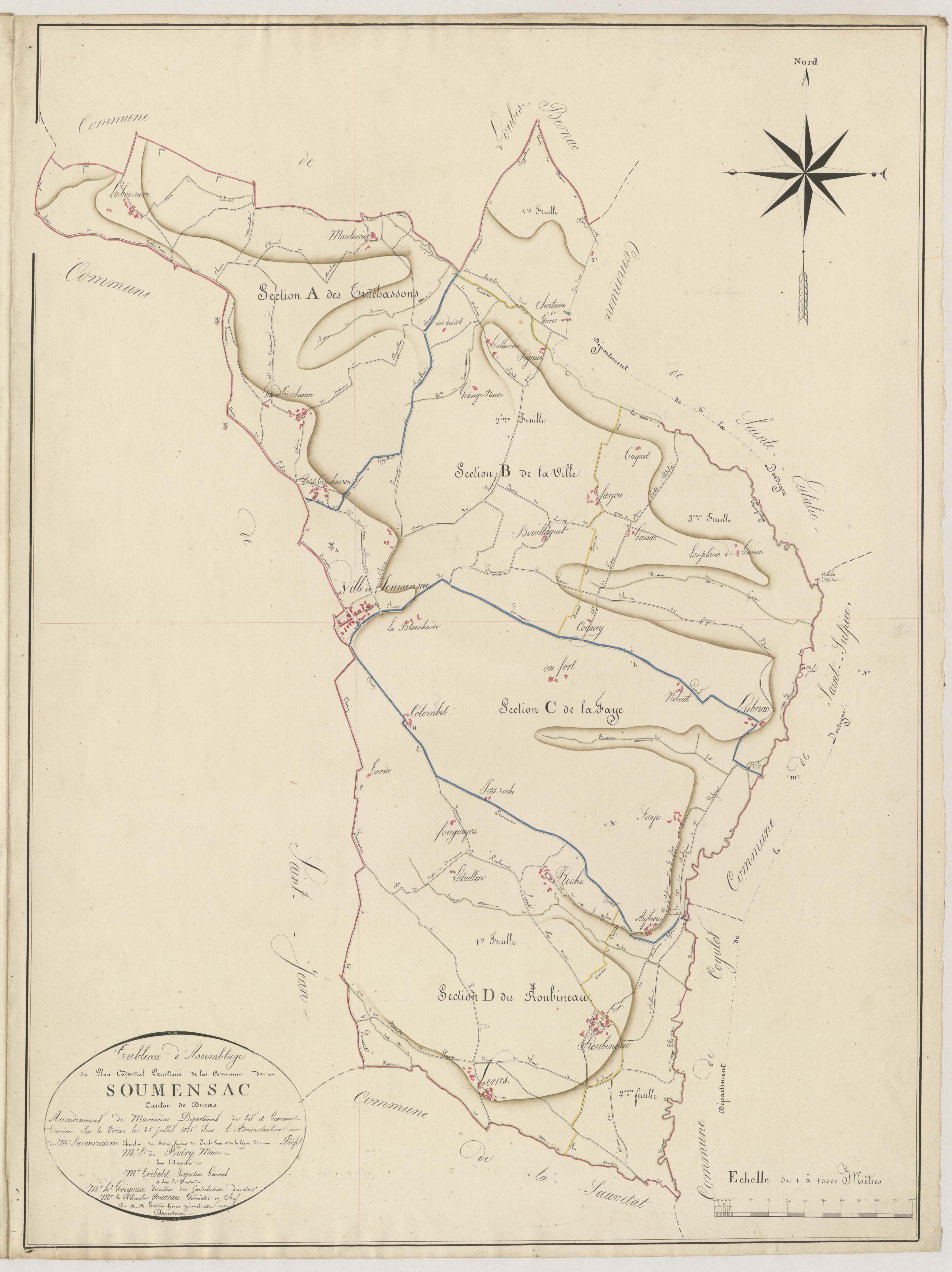 Plan napoléonien, atlas-TA, Soumensac