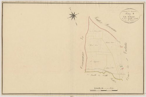 Plan napoléonien, atlas-B1La Ville, Soumensac