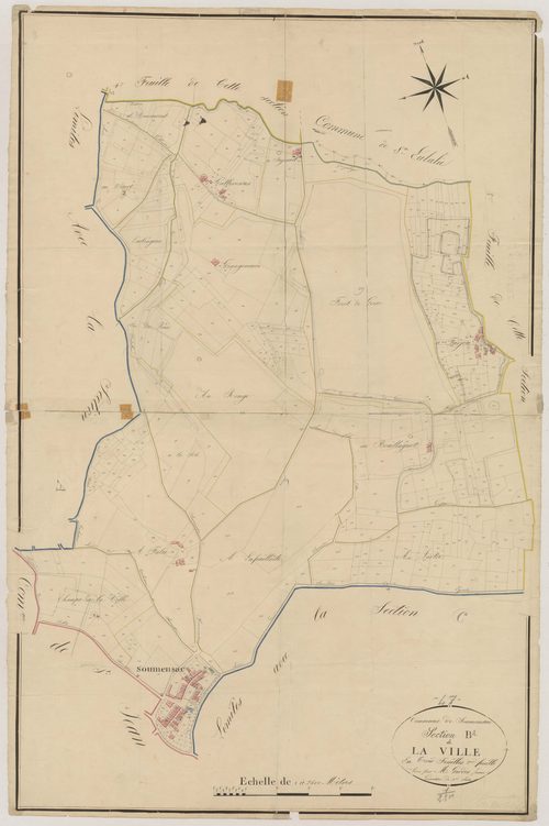 Plan napoléonien, atlas-B2 Truchassou, Soumensac