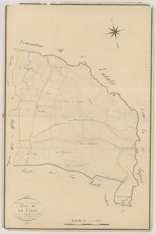 Plan napoléonien, atlas-B3 Truchassou, Soumensac