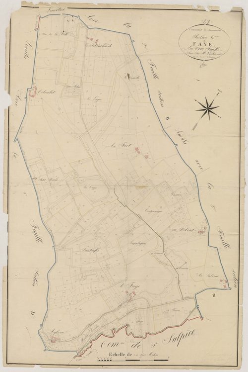 Plan napoléonien, atlas-C Faye, Soumensac