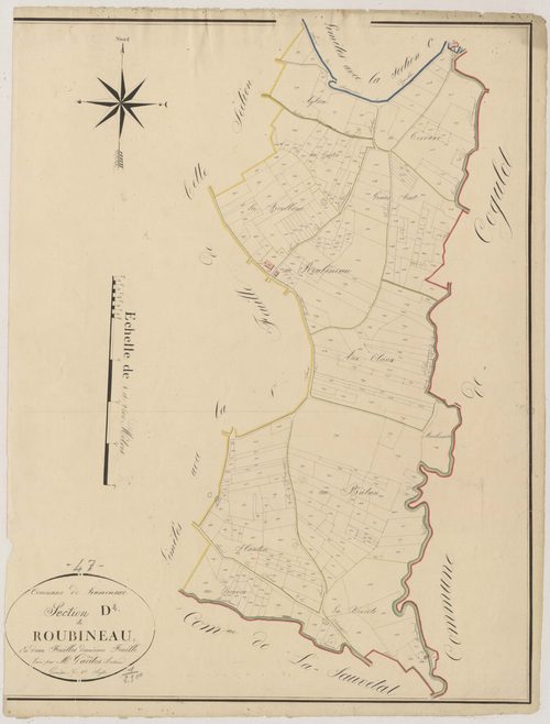 Plan napoléonien, atlas-D2 Roubineau, Soumensac