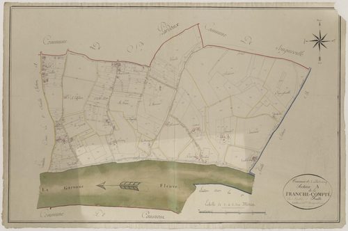 Plan primitif, atlas-A2 Franche-Compté, Taillebourg