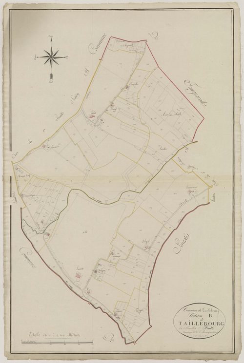 Plan primitif, atlas-B2 Taillebourg, Taillebourg