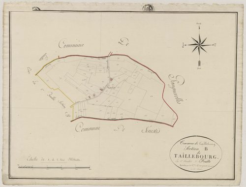 Plan primitif, atlas-B3 Taillebourg, Taillebourg