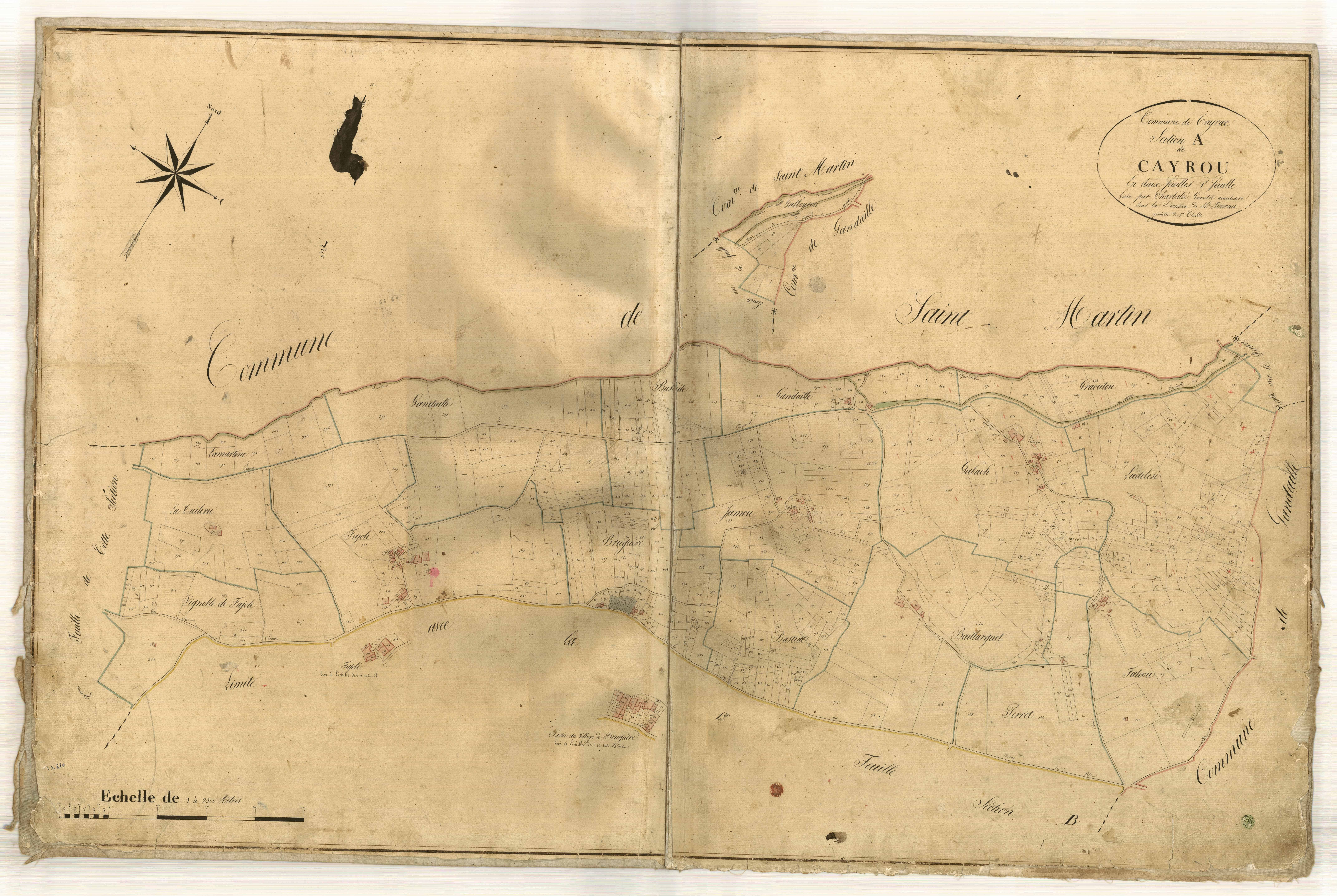 Plan napoléonien-A1 Cayrou, Tayrac