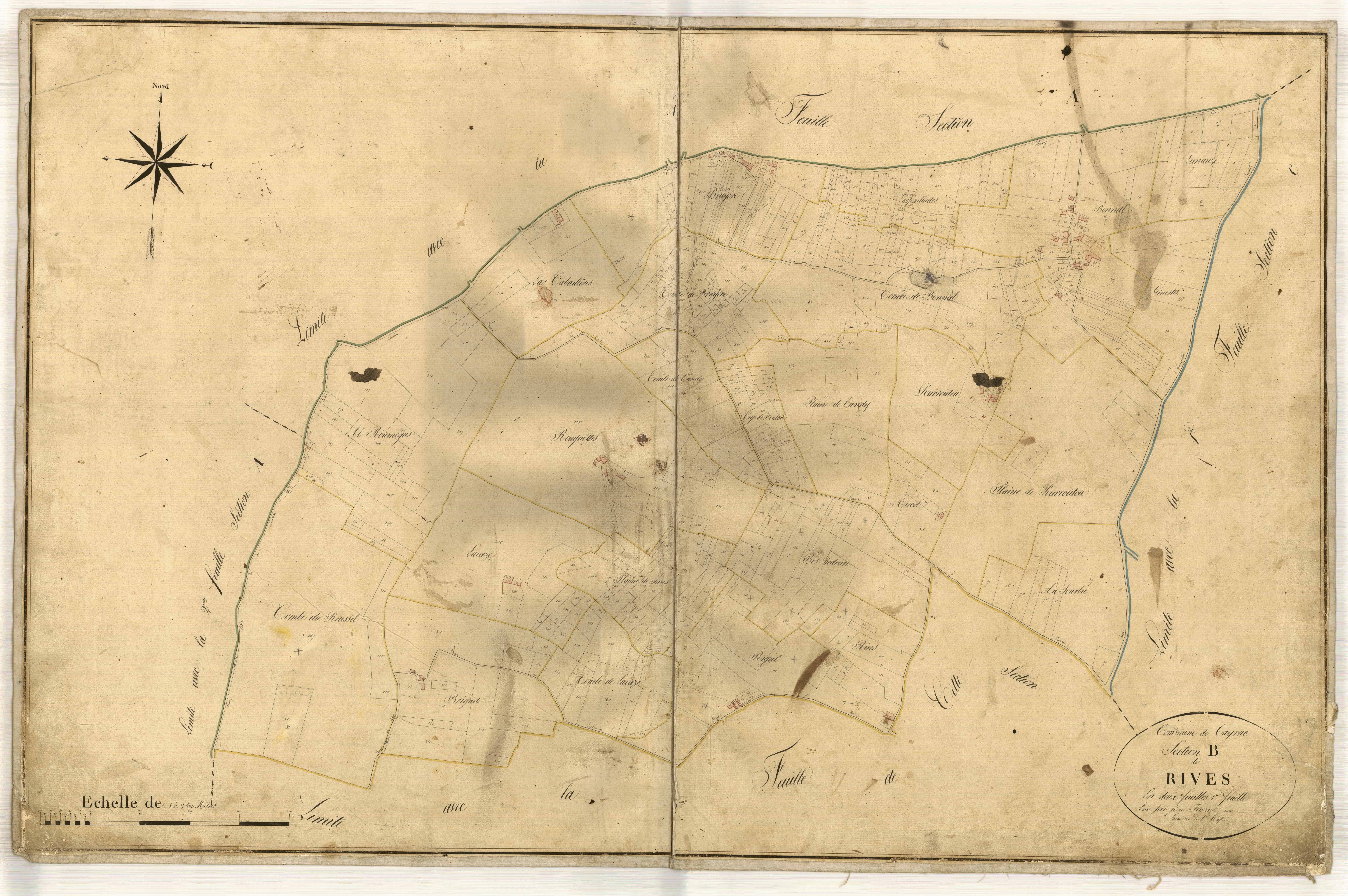 Plan napoléonien-B1 Rives, Tayrac