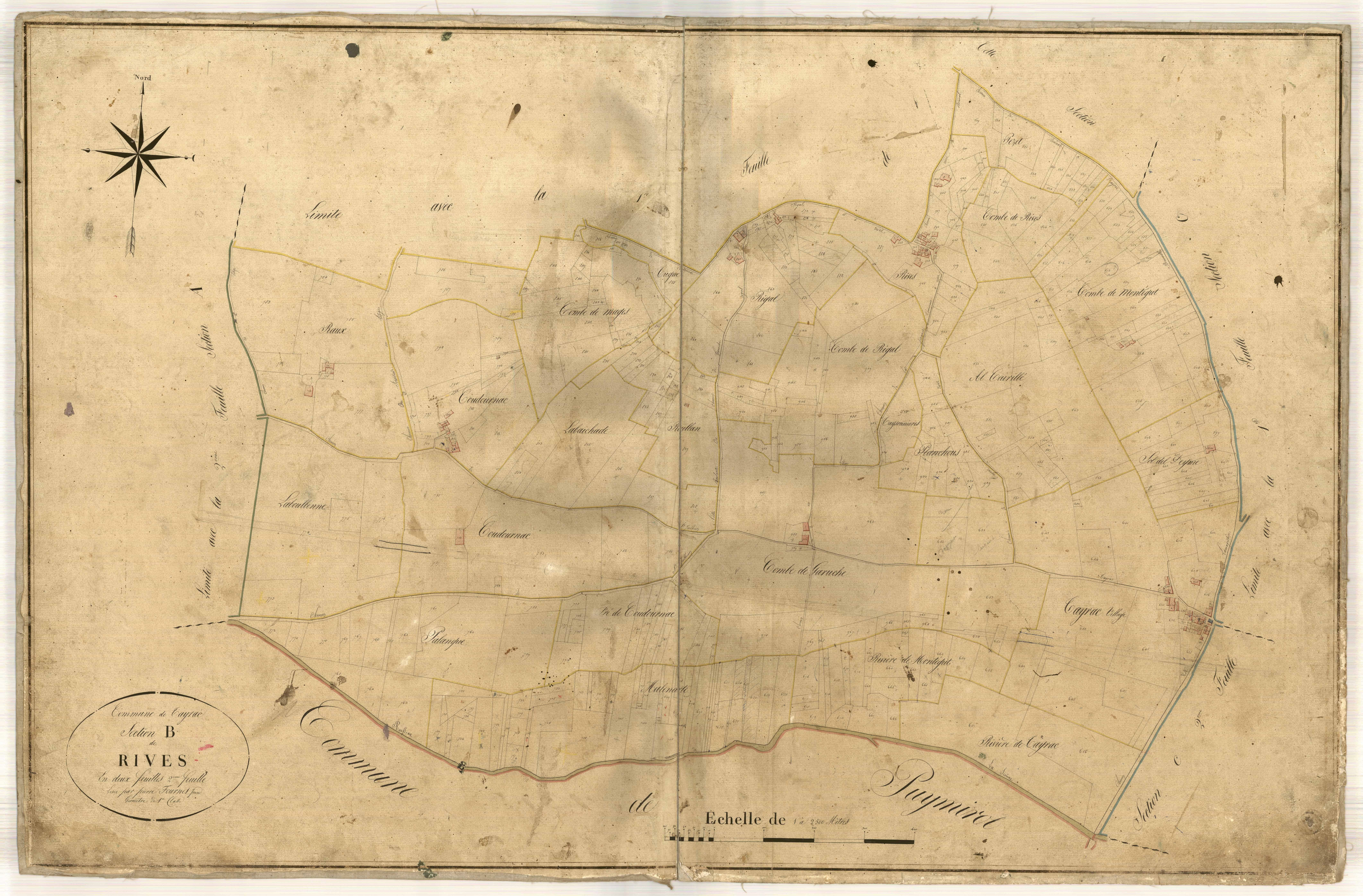 Plan napoléonien-B2 Rives, Tayrac