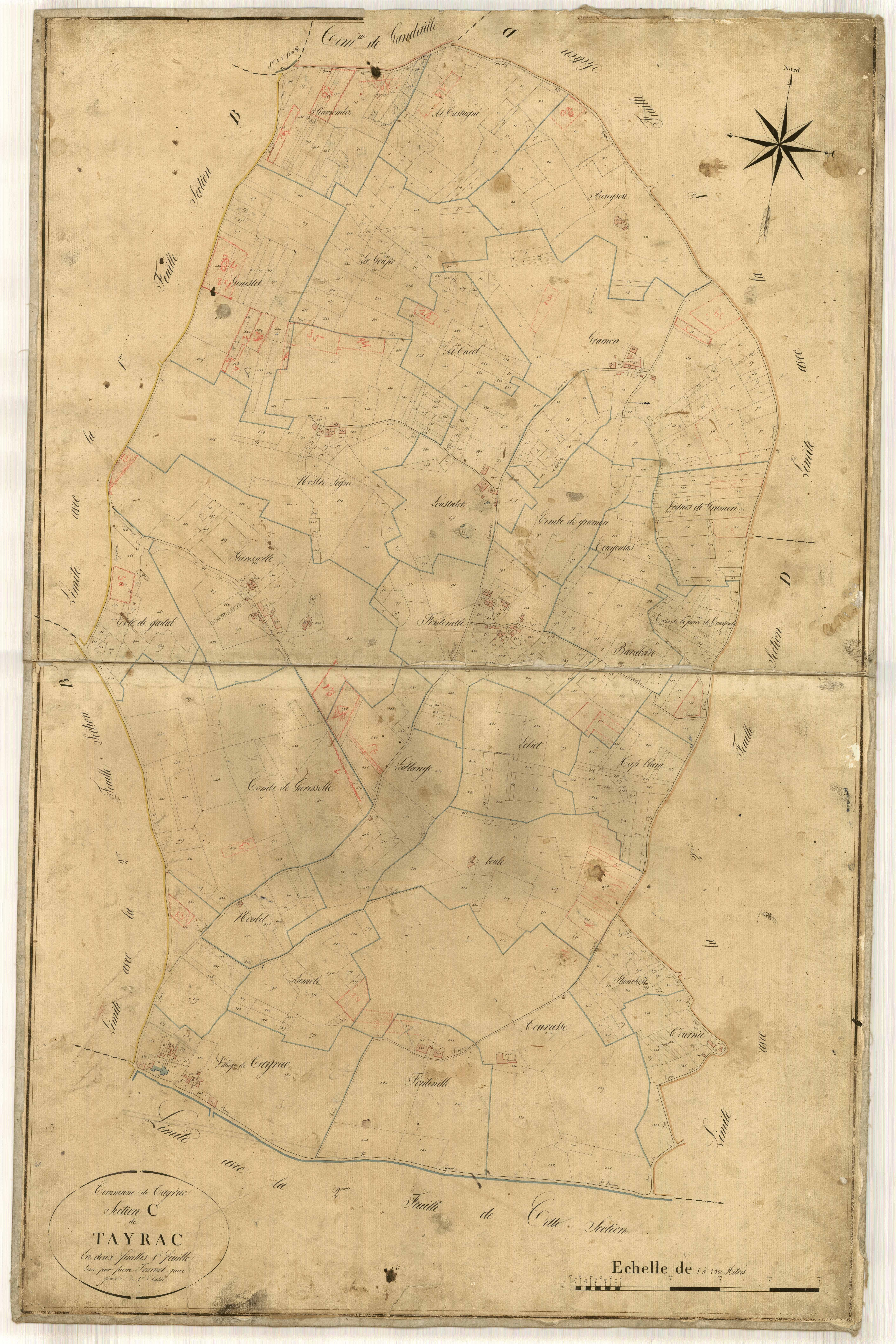 Plan napoléonien-C1 Tayrac, Tayrac